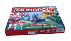 Hasbro Monopoly Junior Board Game 2 Games In 1 Level 1 & 2 Ages 4+ New In Box