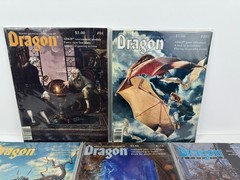 Dragon Magazine Lot of 5 #84 #105 #108 #113 #129 AD&D D&D All Bagged Boarded