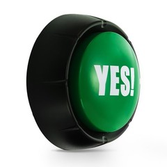 Cididu Set of 4 Yes No Button with Sound, Game Answer Button for Trivia Games…