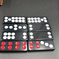 Vtg Hong Kong Travel Mah Jong Domino Set – Ying Fat Cheung – Faux Alligator