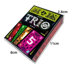 Strategic Card Board Game TRIO Card Fun For Family &friend Parties 3-6 Players B