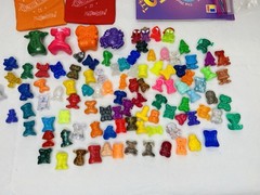 HUGE Lot 102 Gogo’s Crazy Bones Collection Figures Stickers Cards Aliens Glitter