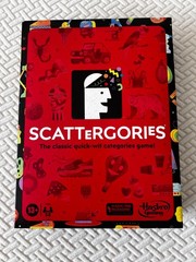 Hasbro Scattergories Quick-Wit Categories Game Plastic-Free Family Fun