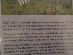 Combat! Volume 1- 2nd edition Factory sealed Box By Compass Games NEW