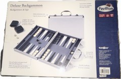 Pavilion Toys ‘R Us Backgammon In Silver Case Black White Red