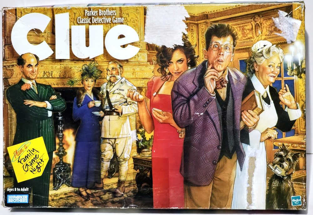 Clue – Parker Brothers – Classic Detective Board Game – Complete – Vintage 1996