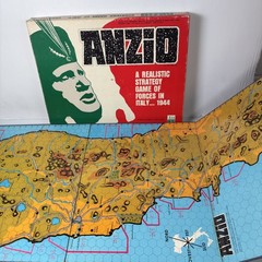 Vintage Anzio Avalon Hill Wargame Board Game WWII Strategy 1944 Italy Campaign