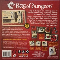 Bag of Dungeon Board Game + Legends Expansion Gunpowder Studios Complete (LOT)