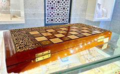 Own the Only One – Luxury Walnut Wood Backgammon Chess Board Handmade 24 In