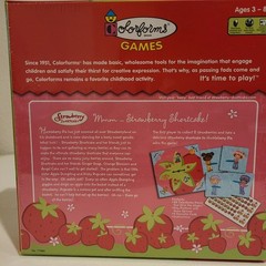 Colorforms Games set featuring Strawberry Shortcake from 2003- NEW
