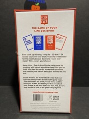 Never Have I Ever Party Card Poor Life Decisions Game Ages 17+ Xmas Fun