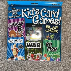 Regal Games Card Games for Kids – Go Fish, Crazy 8’s, Old Maid, Slap Jack, NEW