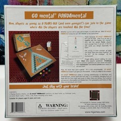 GO mental FUNDAmental Educational Question Game Ages 8+ Play With Your Brain NEW