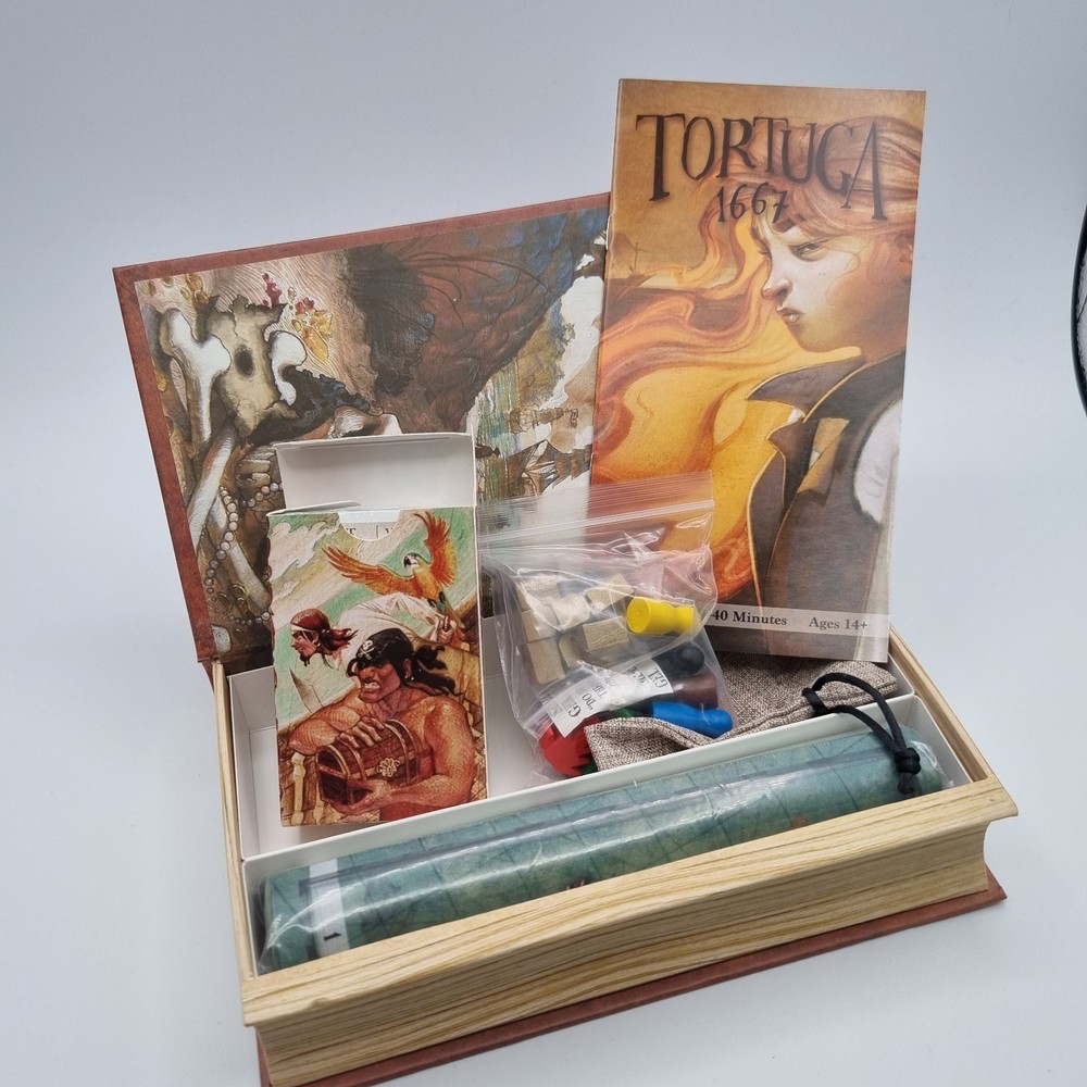 TORTUGA Tortuga 1667 Board Game Complete! 2-9 players 2017 Bookcase Game
