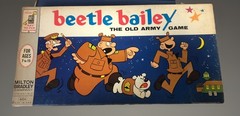 Vintage 1963 Beetle Bailey The Old Army Game No. 4424 BOARD GAME MILITARY KING F