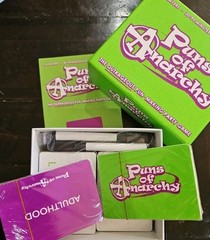 Puns of Anarchy – The Outrageous Pun-Making Party Game, For 3-6 Players Age 17+
