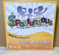 Spontuneous The Song Game – Yellow New Sealed Box