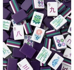 American Mahjong Game Set, 160 New Royal Purple Layered Mah jong