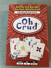 Oh Crud Card & Dice Game for 2 to 6 Players Strategy Card Game Fun Complete