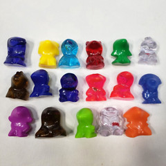 Gogos Crazy Bones Aliens Lot of 17 Vintage Glow In The Dark Glowing Eyes Go Go