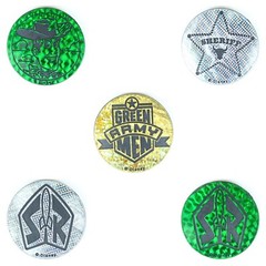 Lot of 5 Authentic POG Brand Disney Toy Story Plastic POG Kini Slammer WPF 1990s