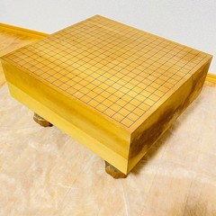 Go board Igo game Rare 5.5″ Thick Legged Heso Clamshell Size 30 Nachikuro Japan