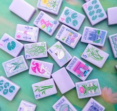 2026 Purple 💜American Mahjong Game Set, 160 Paris Mah Jong Tiles Free shipping