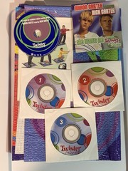 Twister Moves Milton Bradley Hasbro Dance Game 4 Music CDs 2003 Complete NO BOX