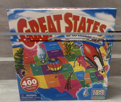 Great States Board Game Complete Game Zone USA Geography Trivia