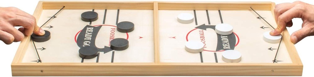 Big Desktop Winner PK Board Game Fast Sling Puck Game Family Toy Child Gift 21″