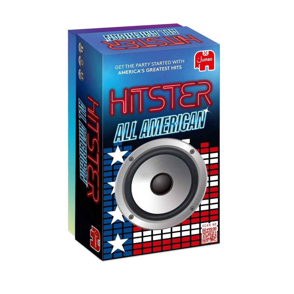 Jumbo Hitster – All American, Fun Music Quiz Card Game, 2-10 Players – 300 Best
