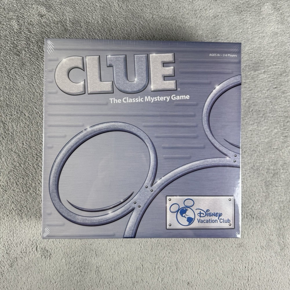 NEW Clue The Classic Mystery Board Game Disney Vacation Club Edition Hasbro