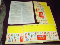 Eon Products 1981 – RUNES – A Different Kind of Word Game (Very Good Condition)
