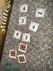 Stratego Waterloo 200 Years Rare Strategy Board Game Nice *8/12 Weakened Blocks*