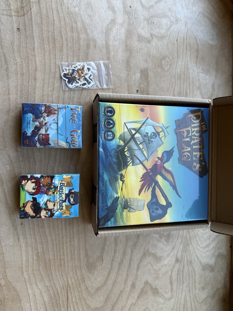 The Pirates Flag Board Game With Battle Goats And Take The Gold