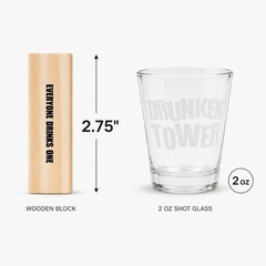 Tumbling Tower Party Game – 52 Pieces for Epic Fun & Competitive Nights