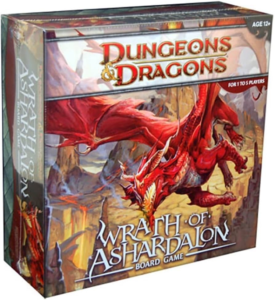 Dungeons & Dragons Wrath of Ashardalon Board Game Complete Game