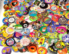 Pogs!!• 100 Pogs & 2 Plastic Slammers!• FREE SHIPPING!• See Pics & Description!•