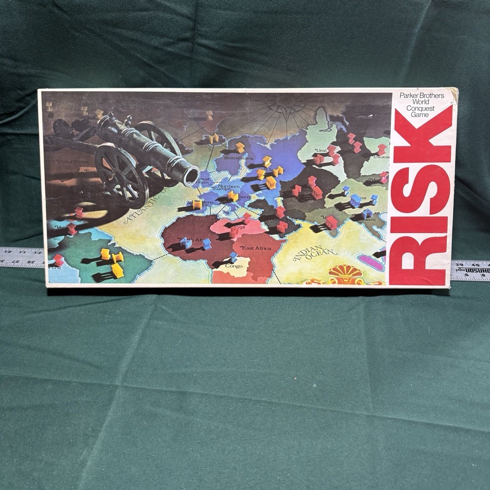Vintage Risk Strategy Board Game 1980 by Parker Brothers NEW Open Box Ships Free