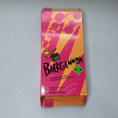 1990s Mattel Neon Backgammon California Classics To-Go Game – New Sealed-vintage