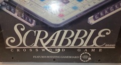 Scrabble Crossword Game Deluxe Edition Turntable 4034 1989 Milton Bradley Sealed