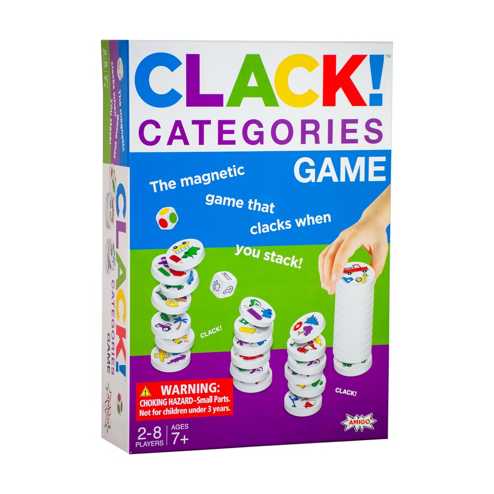 New – Amigo Clack! Categories Game – Ages 7+ | 2-8 players