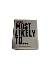 Who’s Most Likely To…Party Game For 17+ (Brand New In Plastic Never Opened!)