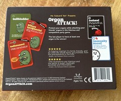 Organ ATTACK! The Awkward Yeti Presents. Family Game. 10 Years Plus.
