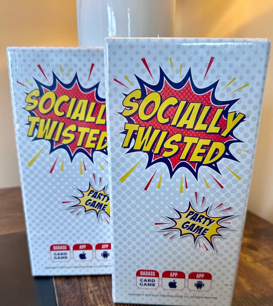 2 Socially Twisted Party Games Sealed New In Box
