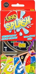 UNO Splash Waterproof Card Game Portable Clip for Travel & Camping Fun