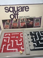 Vintage Parker Brother Square Off Board Game 1972 Complete In Box Excellent Cond