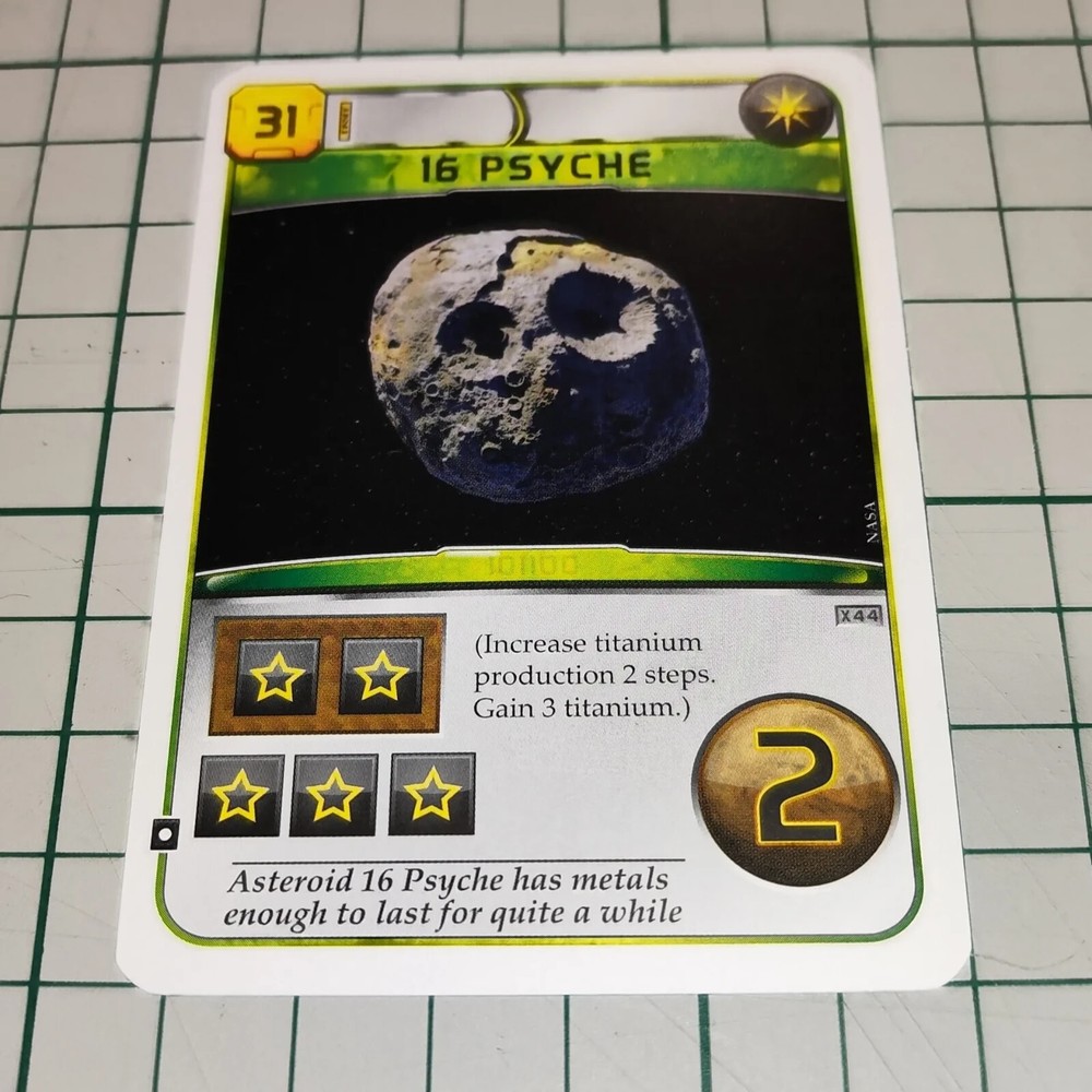 Terraforming Mars: Official Promo Card 16 Psyche