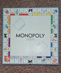 VINTAGE 1961 MONOPOLY GAME PARKER BROTHERS USA REAL ESTATE TRADING COMPLETE