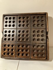 Wooded Sudoku Set Game Luckies 5.5” X 5.5” NEW